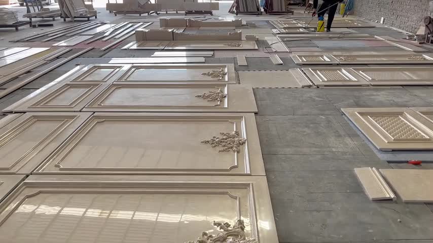 CNC Carving Natural Marble 3D Wall Decor Panels