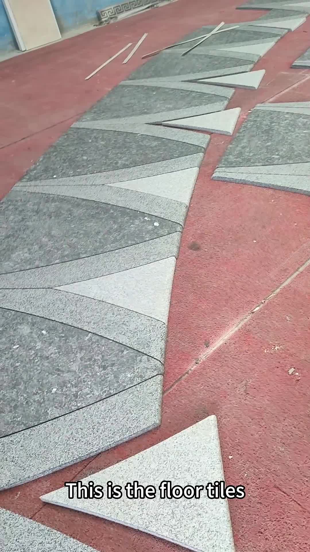 Natural Granite Waterjet Cutting Medallion Decoration