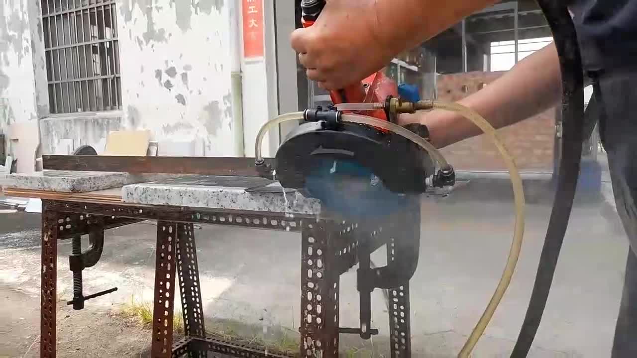 GPW-227 Wet Air Cutting Saw - Hand Held Stone Cutter