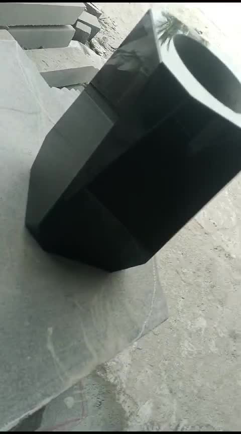 Absolute Black Granite Vase Urns