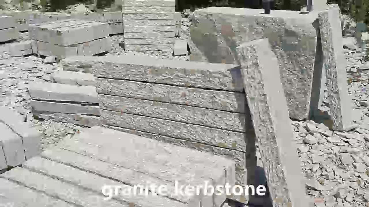 Cheap Price Customized Sizes G341 Grey Granite Curbstone