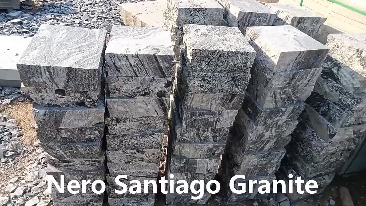 G302 Fantasy Grey Granite Cobblestone Pavers