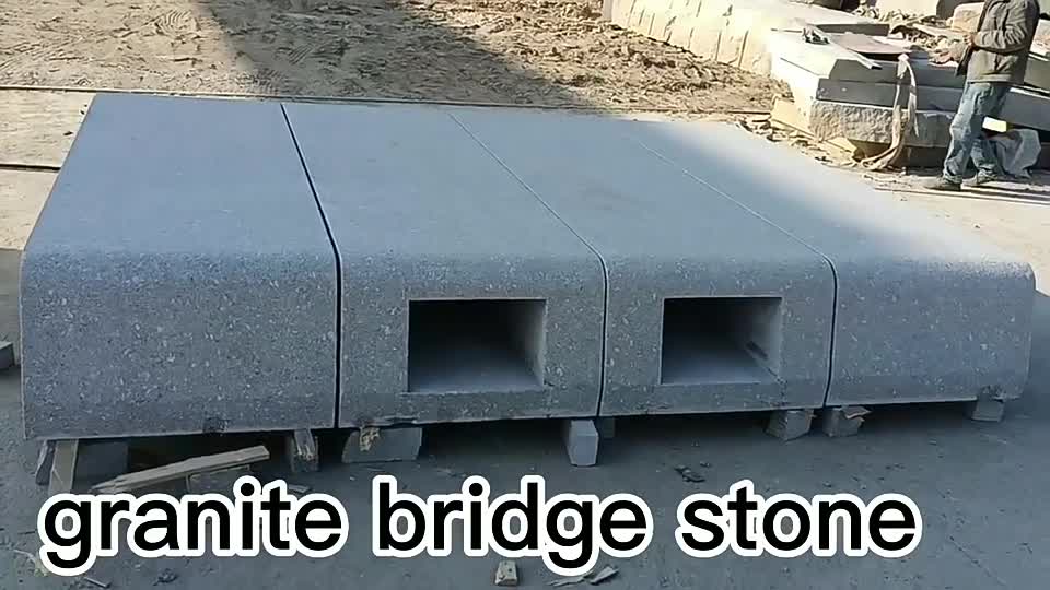 Grey Granite Landscaping Rainwater Drainage