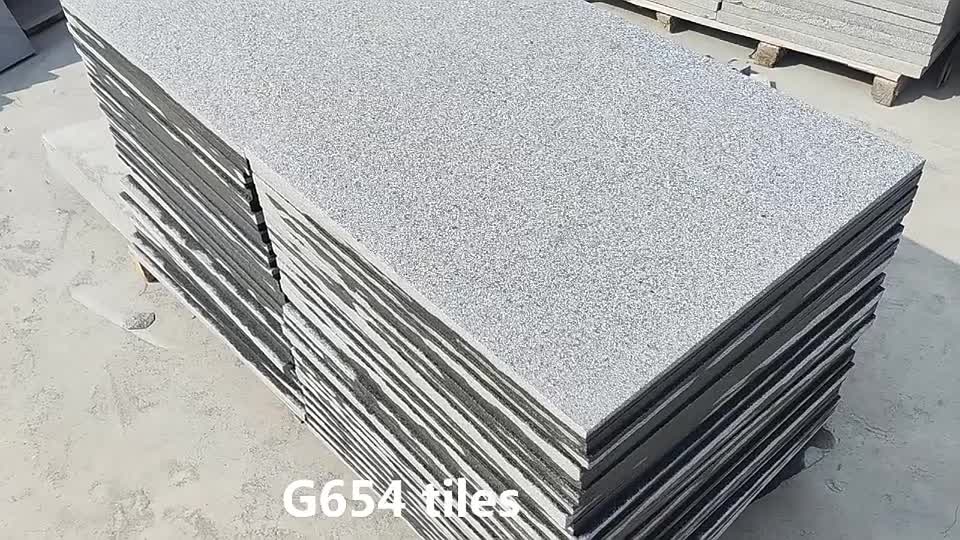 Low Price Shandong G654 New Dark Grey Granite Tiles