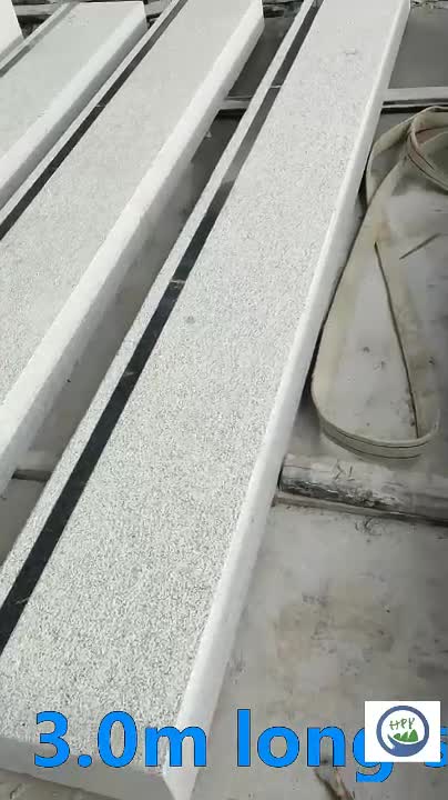 New Design Outdoor Granite Stones Steps With Black Strips