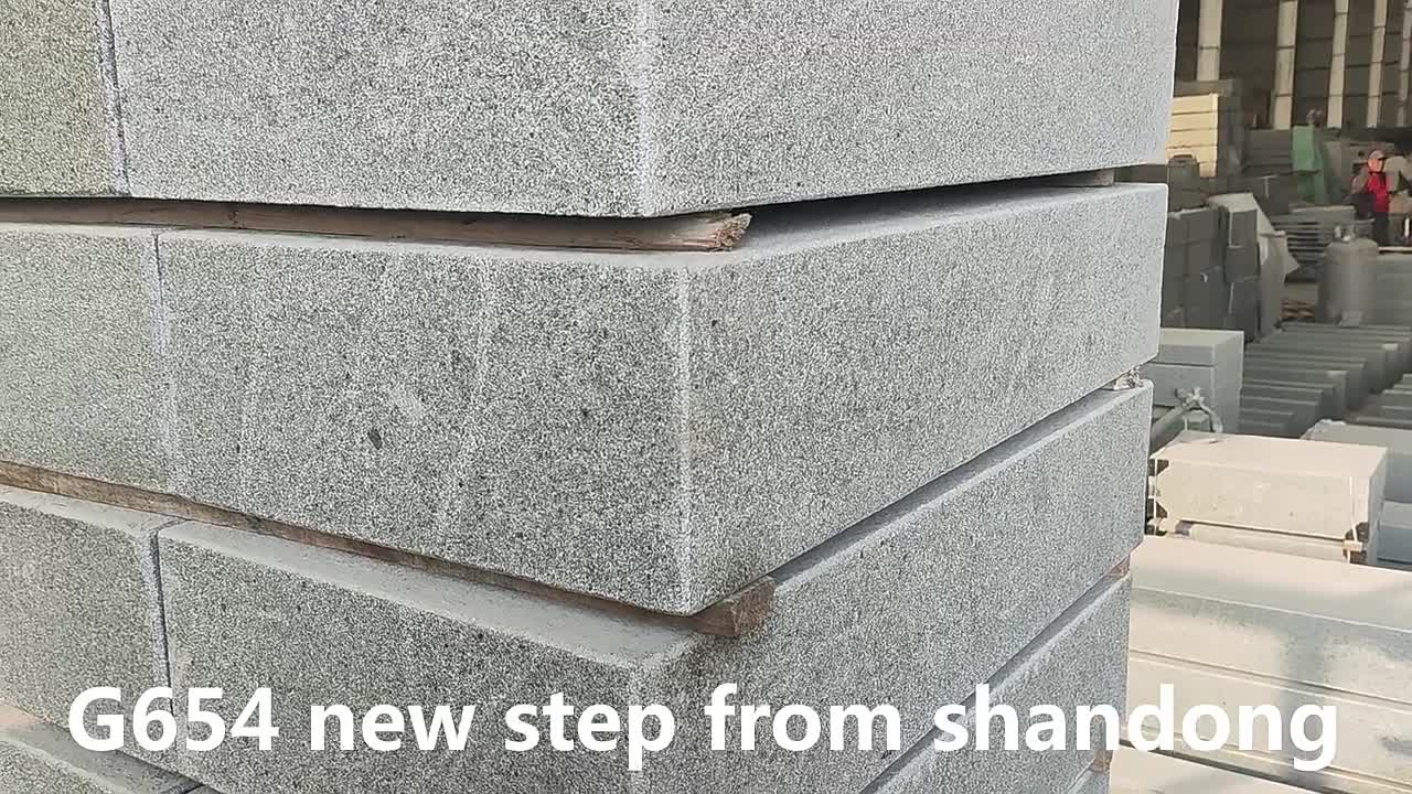 Outdoor Dark Grey G654 Granite Landscape Garden Steps
