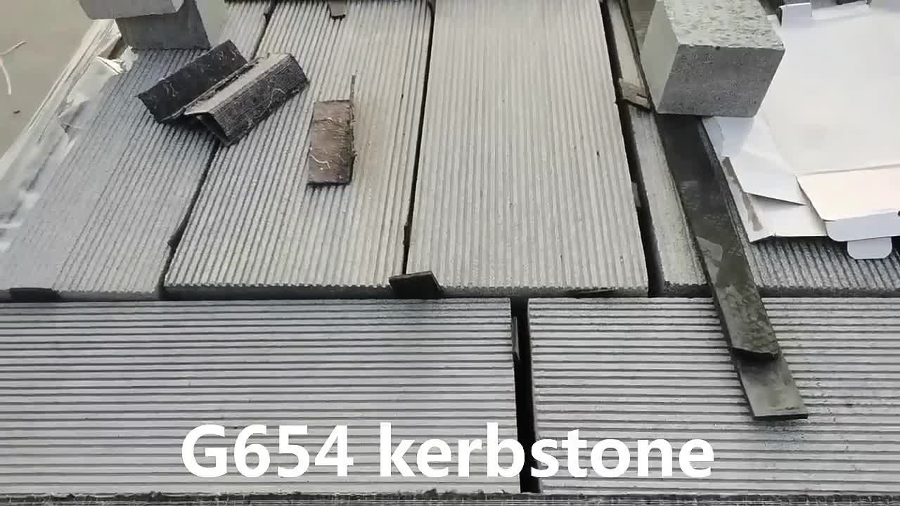 Wholesale Dark Grey Granite G654 Grooved  Pavement Setts