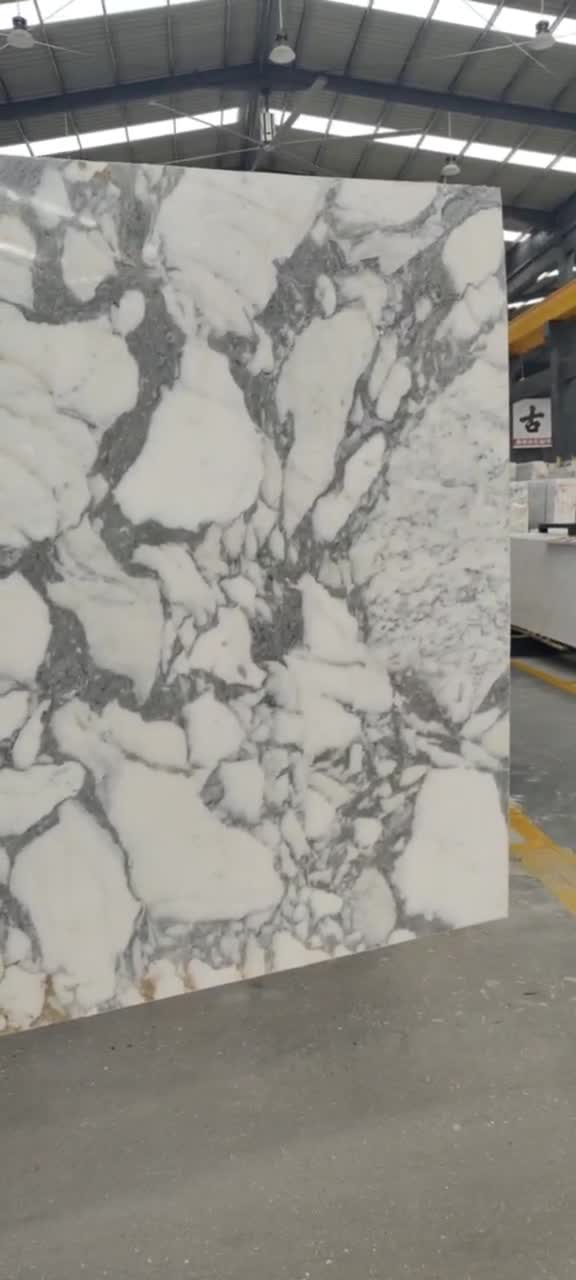 Polished Arabescato Corchia Gold Marble Slabs