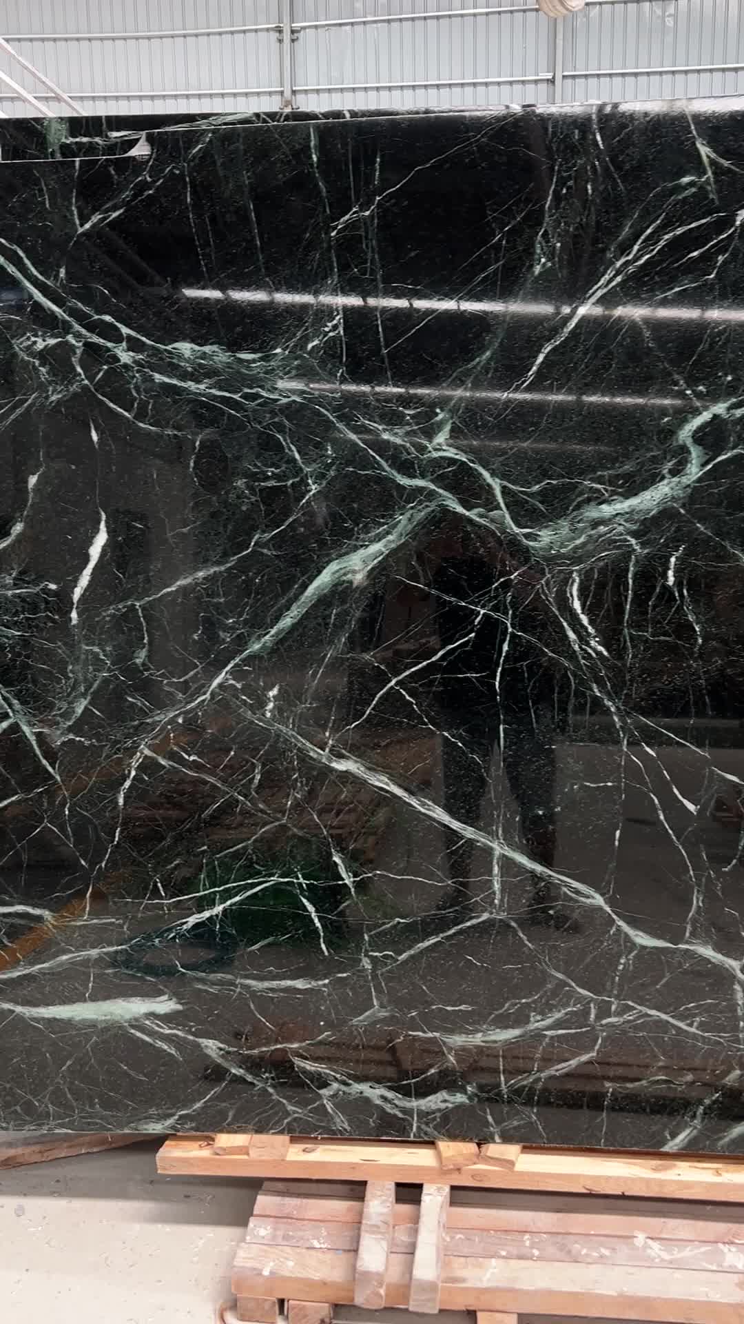 Verias Green Marble Slab Tiles