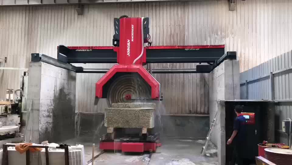 Multi Blade Giant Disc Bridge Saw Stone Block Cutting Machine (16 Pcs)