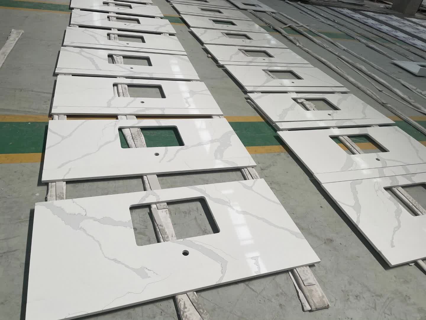 Calacatta White  Bathroom Vanity Tops