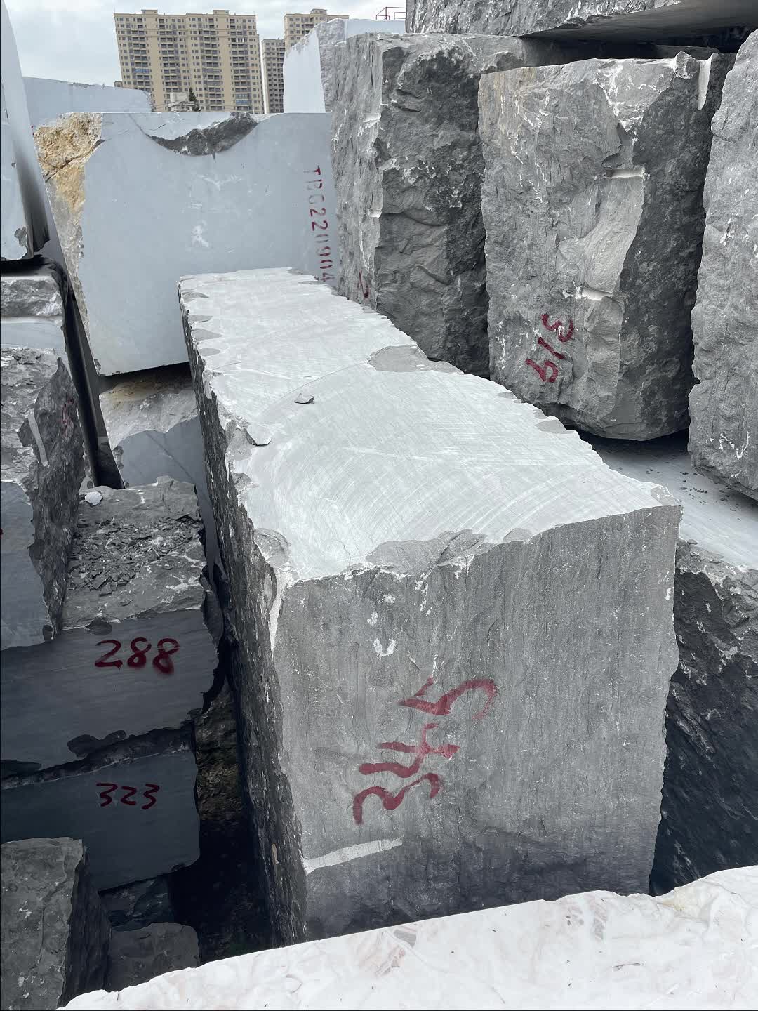 China Blue Limestone Big Slabs