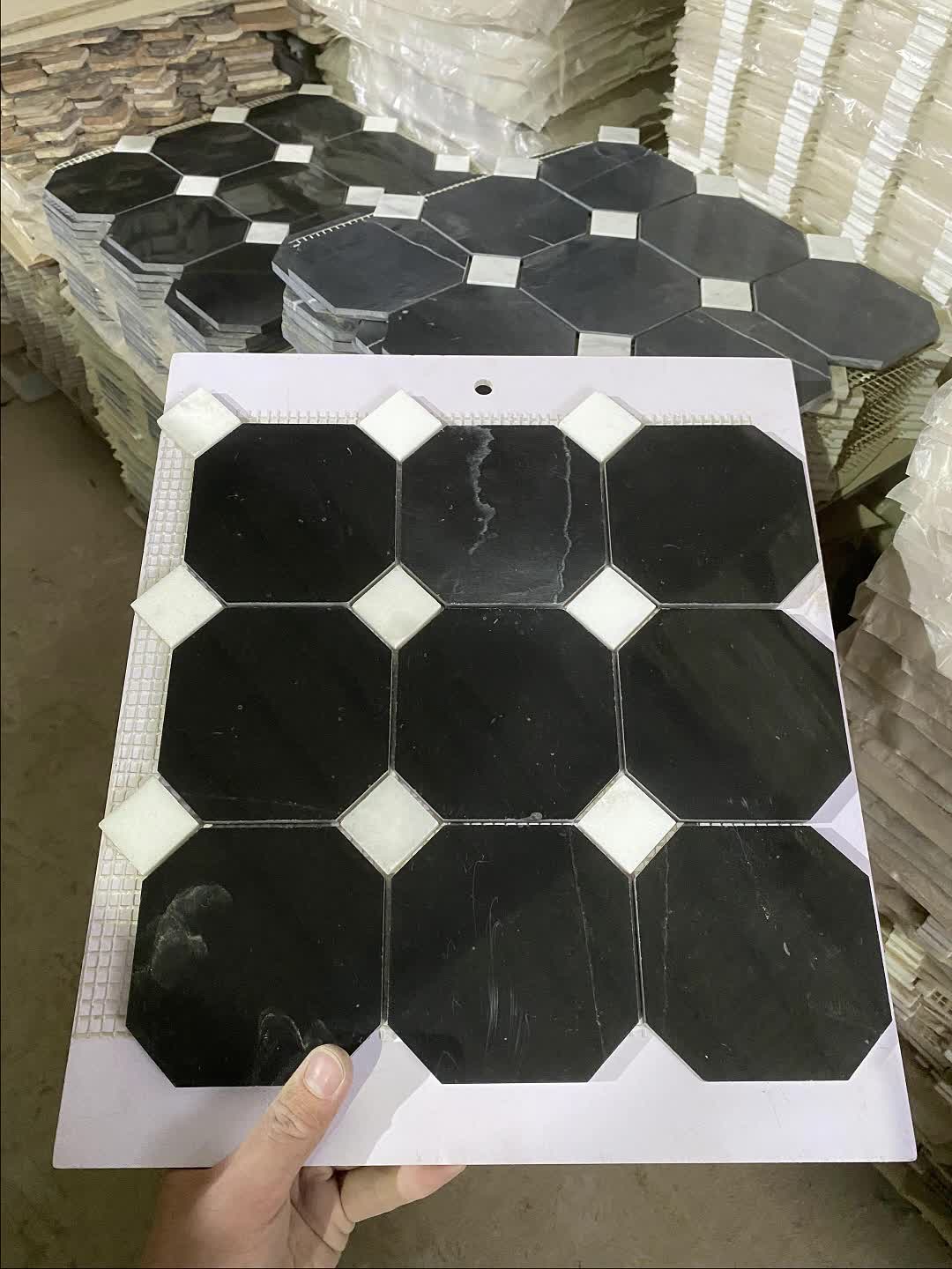 Natural White Marble Mosaic Tiles For Wall