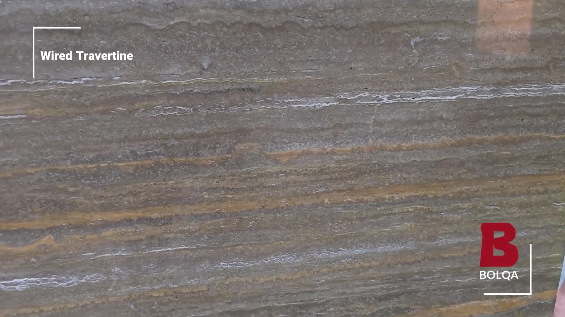 Iran Brown Travertine Slabs -- WIRED TRAVERTINE