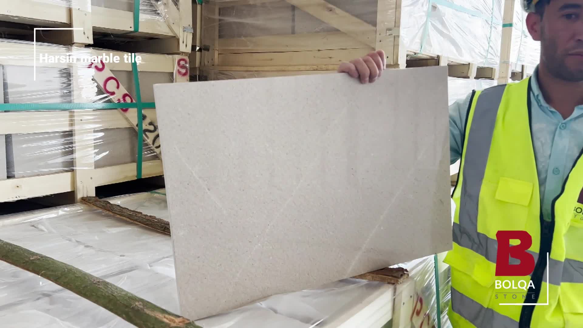 Iran Classic Beige Marble Tiles -- Harsin