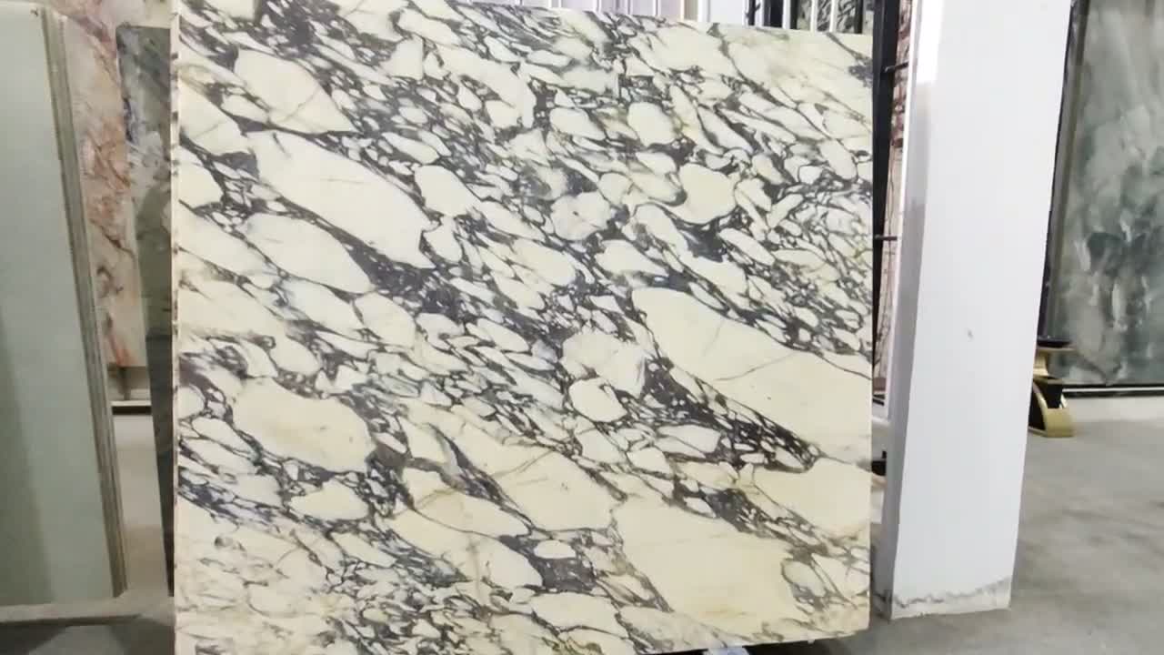 Custom Calacatta Viola Marble Slabs For Kitchen Countertop