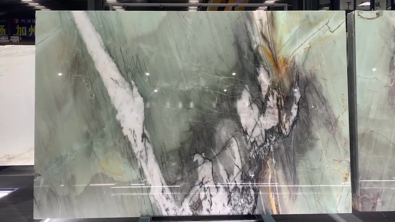 Luxury Natural Tiffany Quartzite Slabs For Interior Design