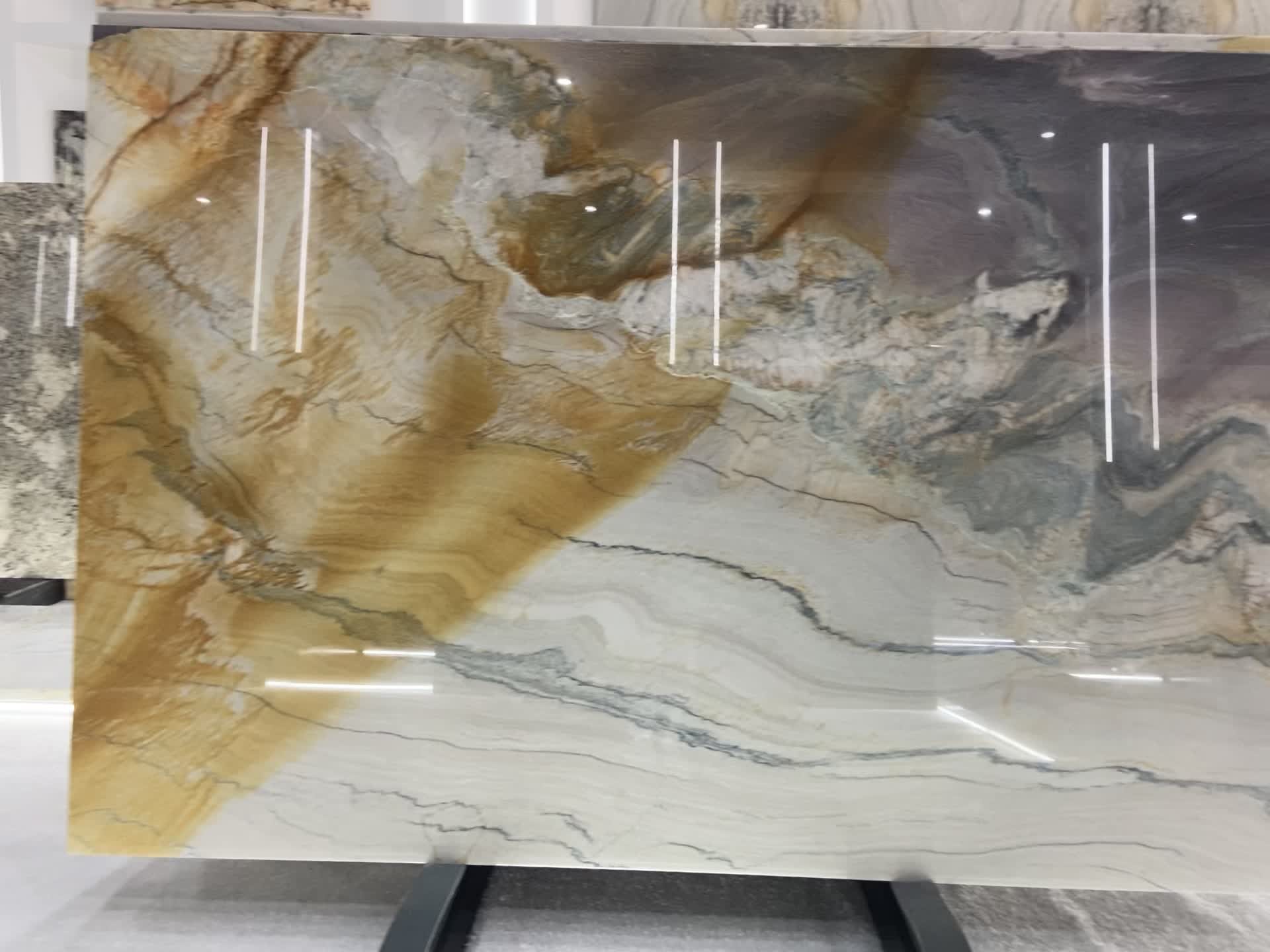 Aquarella Macaubas Quartzite Slabs