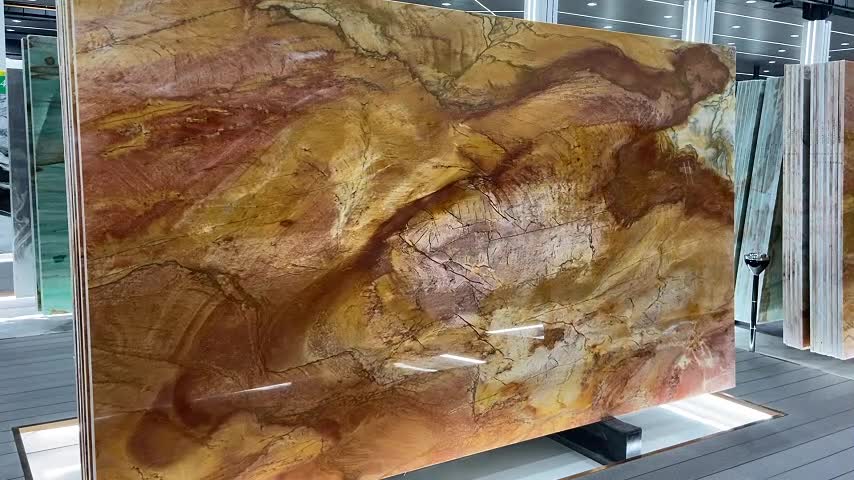 Golden Nautilus Quartzite Slabs