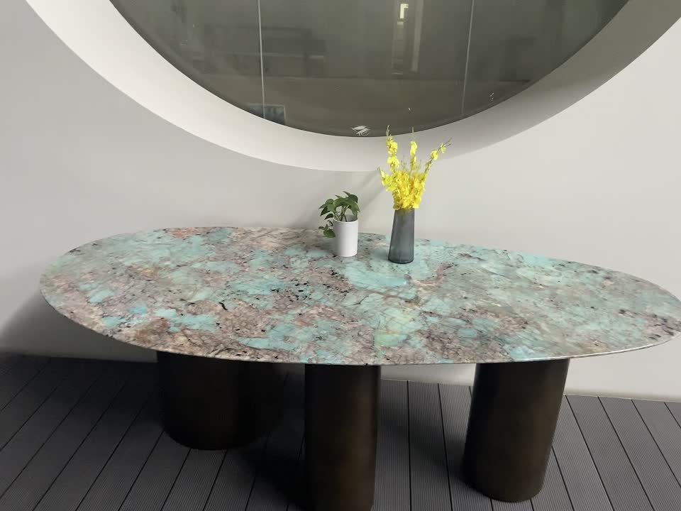Labdar Amazonite Granite Baxter Table