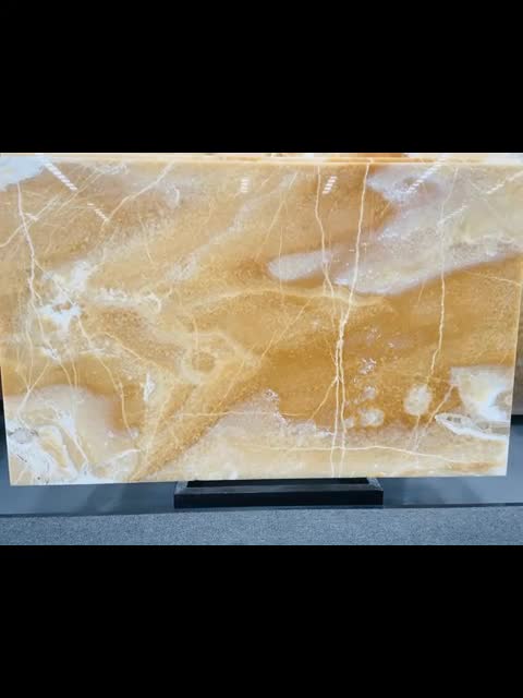 Orange Onyx Slabs For Backlighting Wall Decor