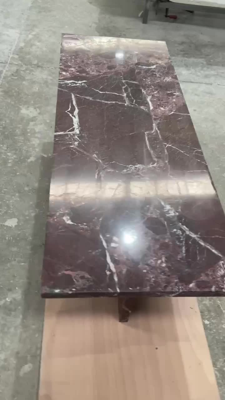 Rosso Levanto Marble Coffee Tables