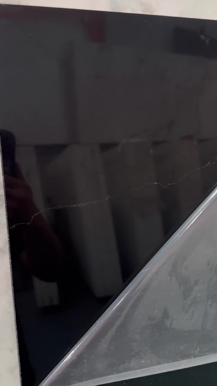 2 Cm Black Quartz Slabs In China