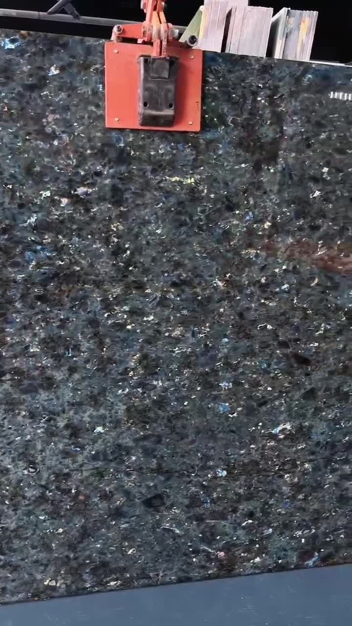 Luxury Blue Pearl Labrador Granite Slab For Wall Tiles