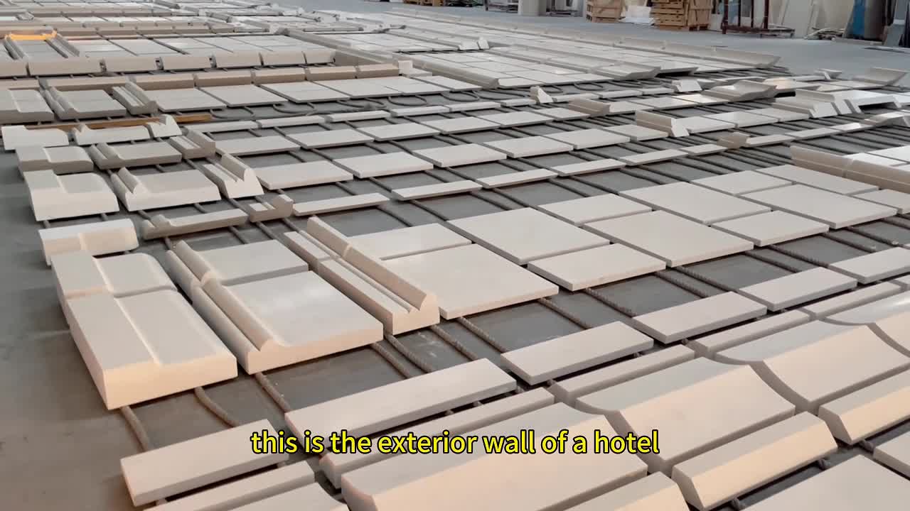 Carving Customized Building Stones For Exterior Wall