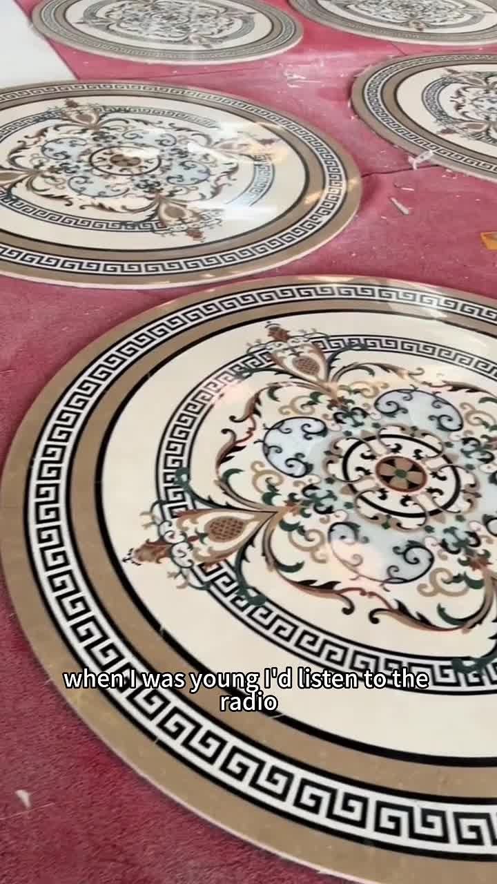 Complex And Stunning Waterjet Medallions Tiles