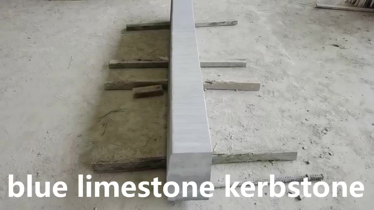 Blue Stone With Chiseled Landscaping Kerbstone