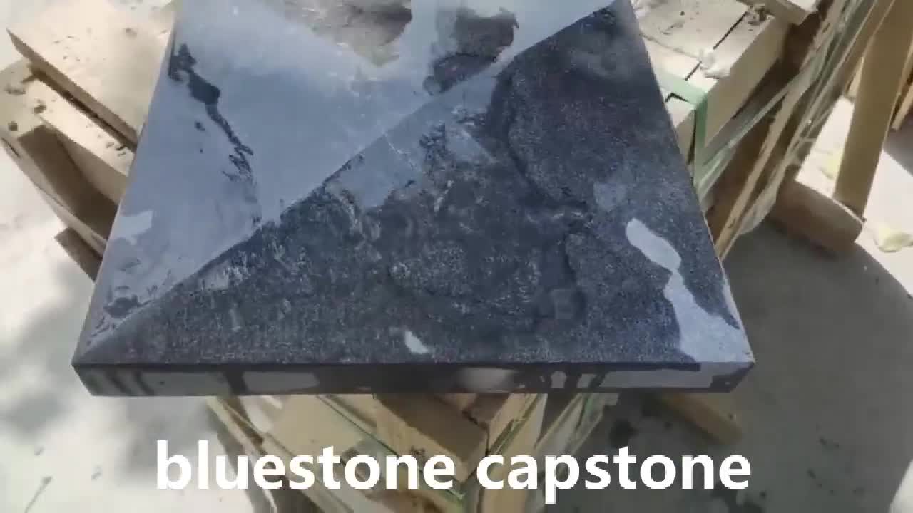 China Blue Limestone Pier Caps
