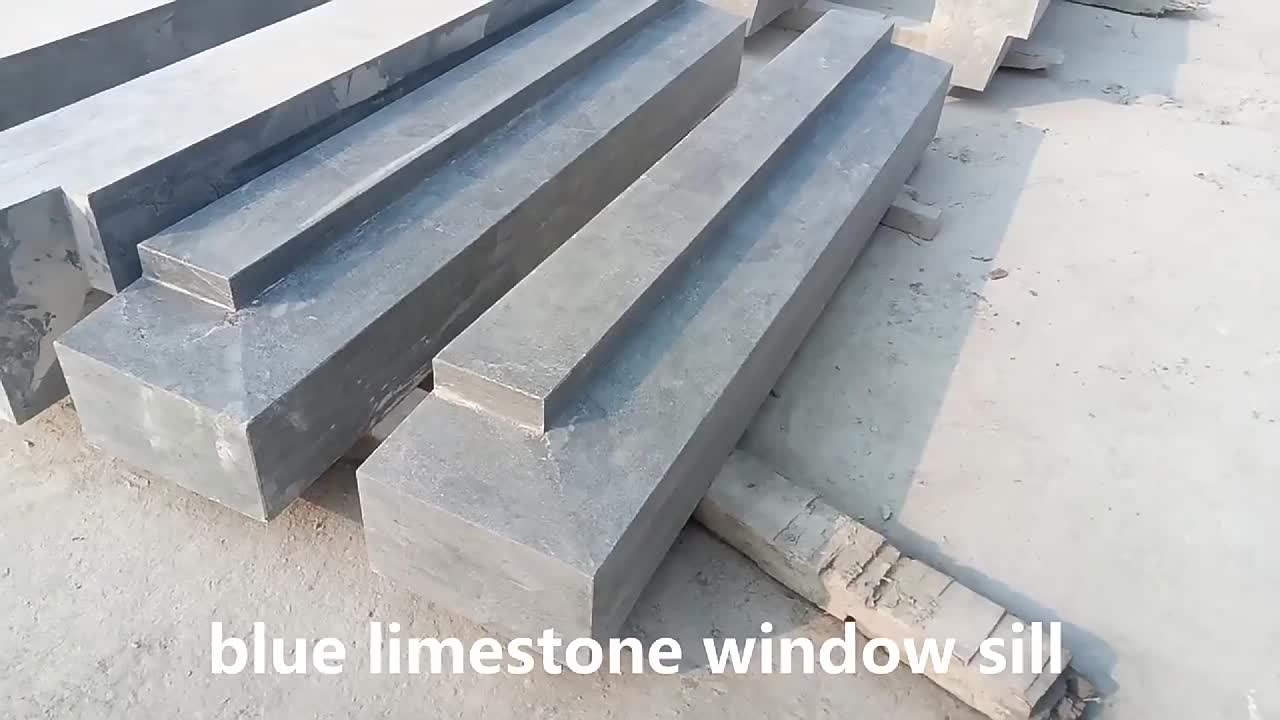 Custom Exterior Bluestone Window Sills And Parapets