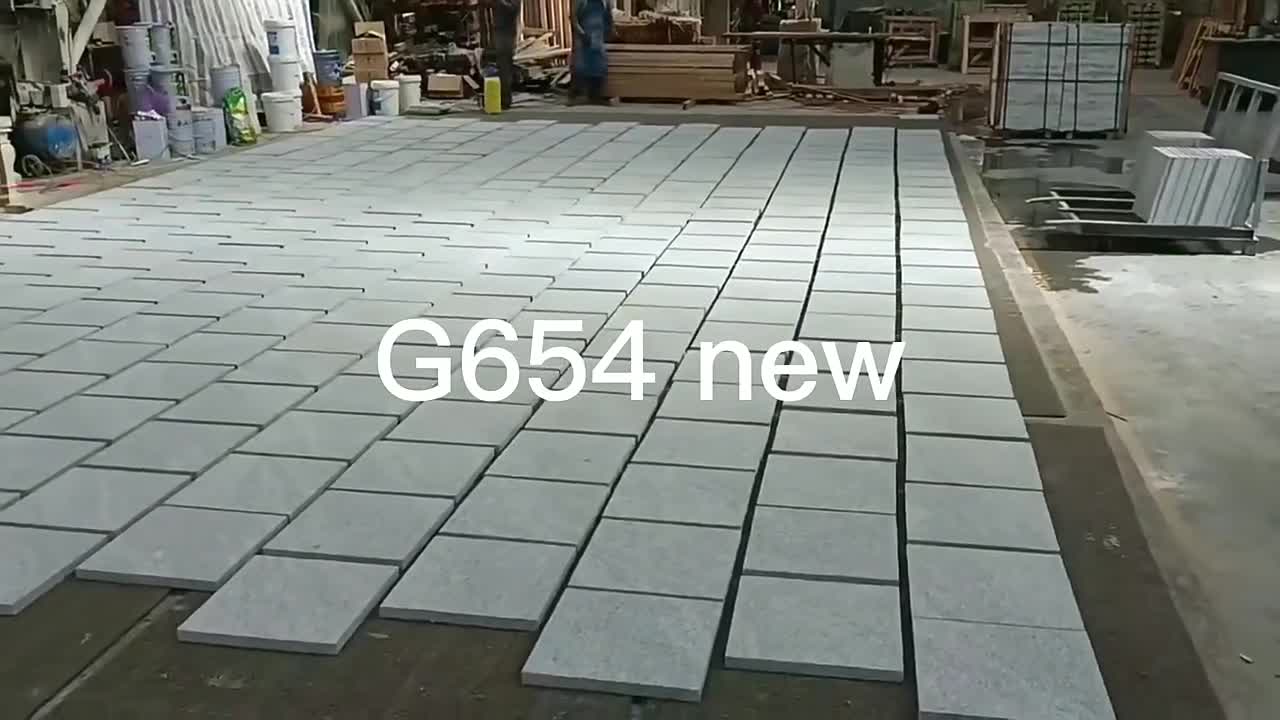 Garden Medium Grey Thick Granite Paving Stone Tiles