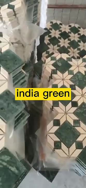 Wholesale Marble India Green Wall Decorative Mosaic Tiles