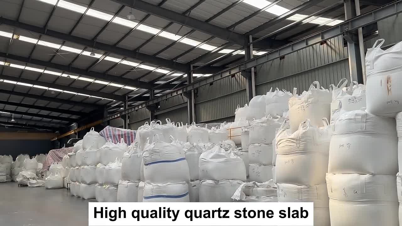 White Calacatta Quartz Rectangle Solid Surface Table Tops
