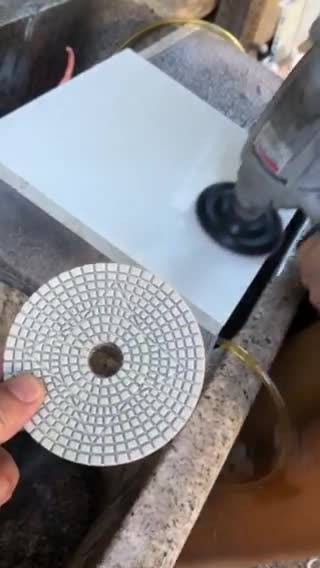 100Mm Wet Flexible Polishing Pads Abrasive Polishing Pads