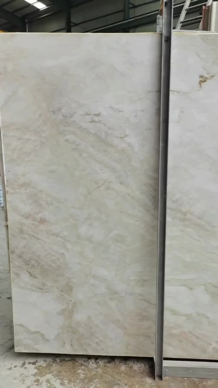 Delicatus Mint Slabs Taj Mahal Beige Stone Wall Decoration