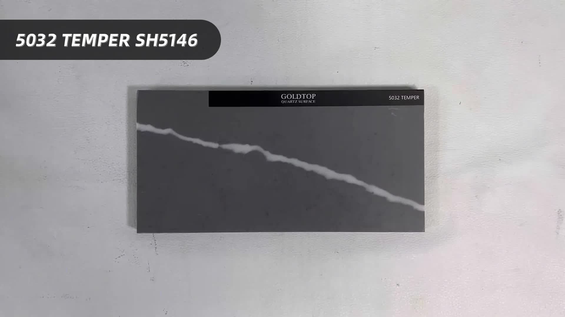 GOLDTOP 5032 Temper Grey Artificial Stone Countertop