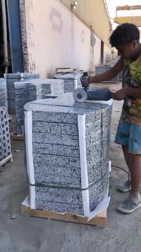 Gray Bianco Halayeb Granite Headstone, Gravestones