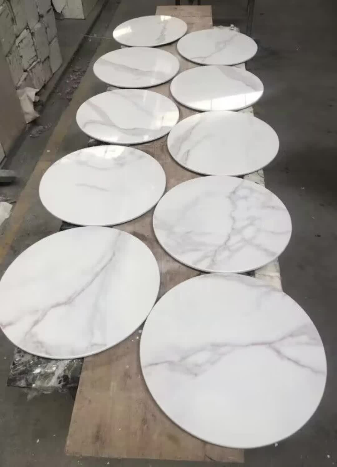 Factory Direct Solid Surface Sintered Stone Table Tops