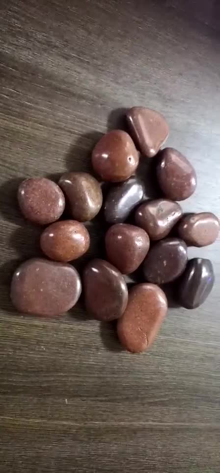 A Grade Polished Red Pebbles