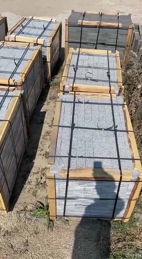 Light Grey Ukraine Granite Cubes