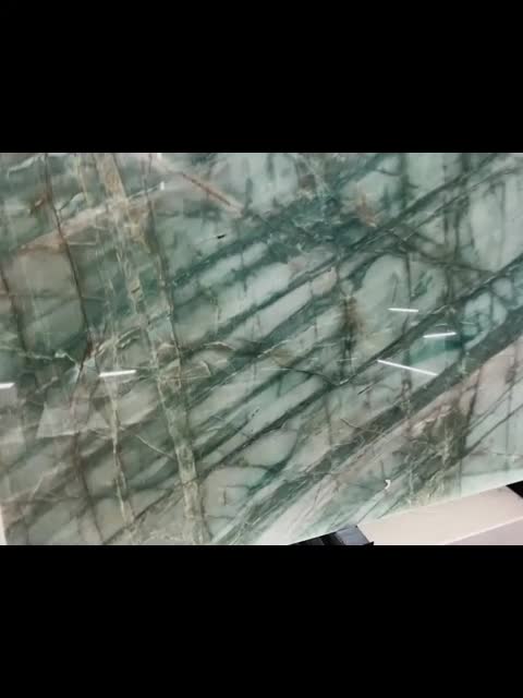 Emerald Green Quartzite Slabs For Furniture Table Top