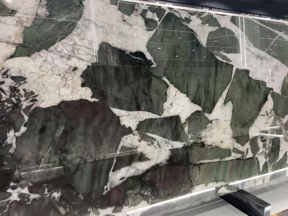 Fushsite Crystal Quatzite Slabs