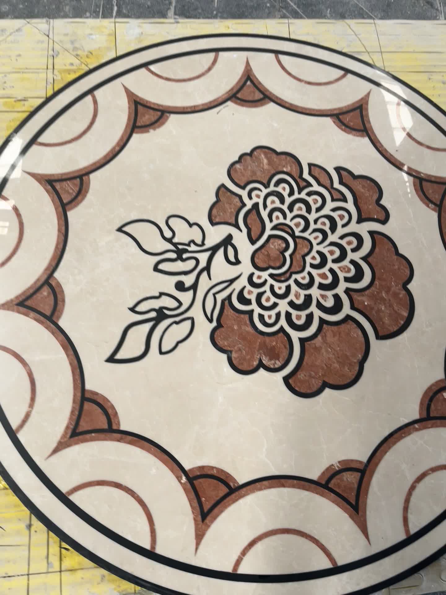 Round Flooring Marble Medallions