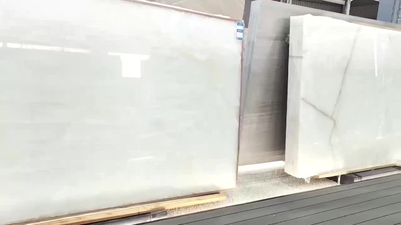 Golden Vein White Crystal Marble Slab For Wall Tiles