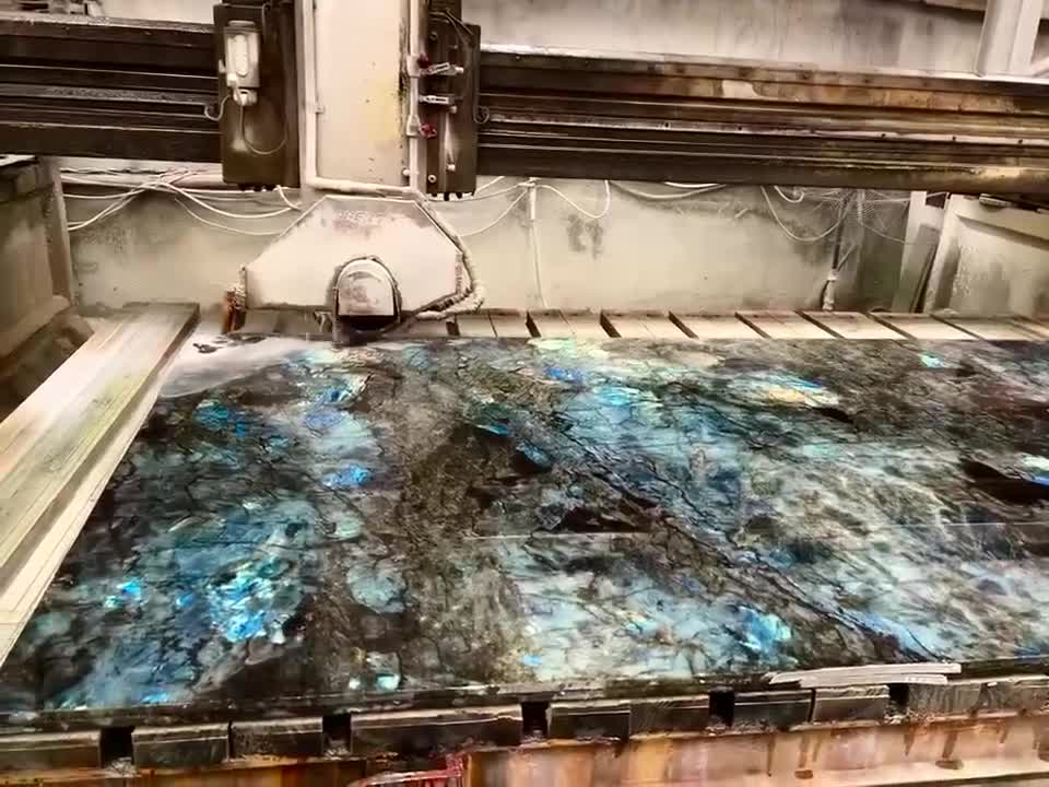 Luxury Blue Labradorite Granite Table Tops
