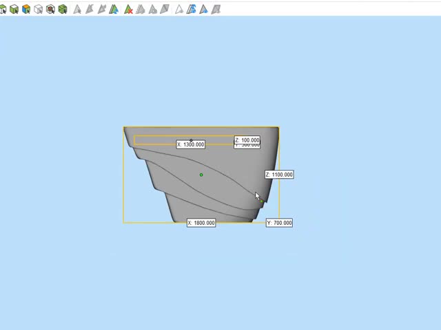 Modern Minimalist Curved Boat Reception Desk