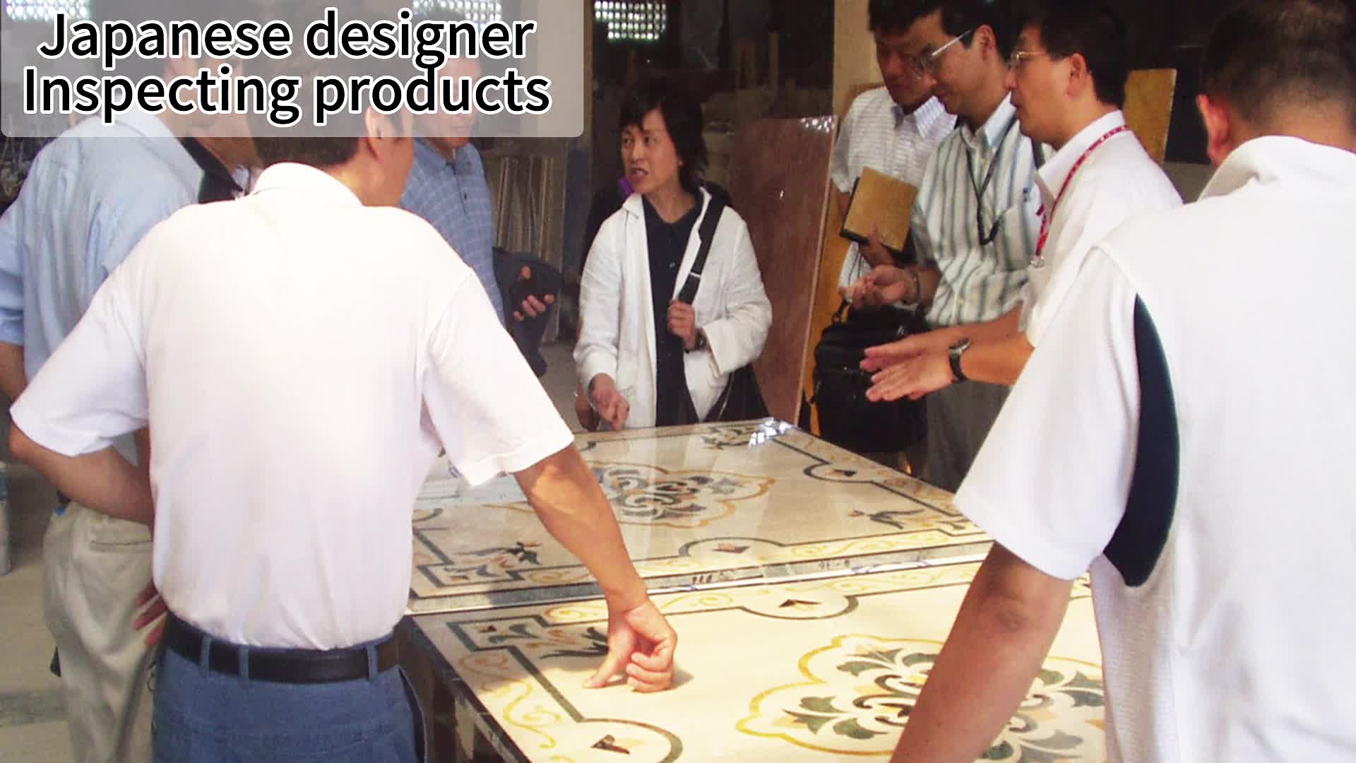 Waterjet Pattern For Public Floor Decoration Inlay Medallion